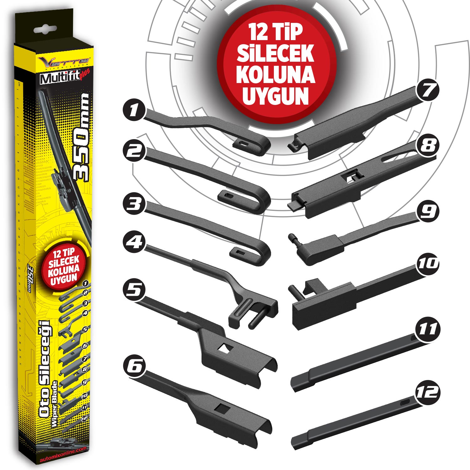 VETTE PLUS MULTIFIT SILECEK 510 MM