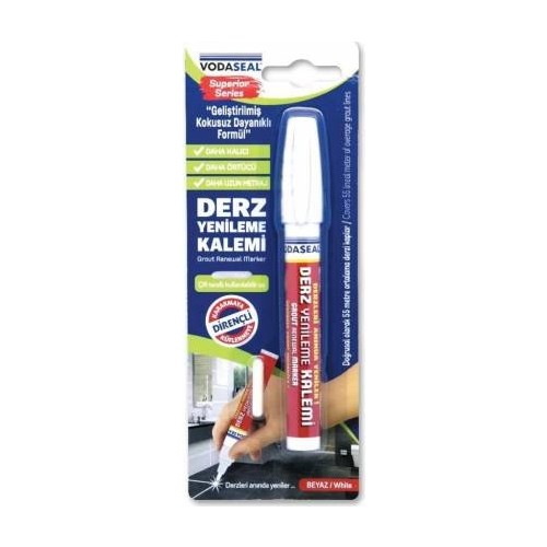 VODASEAL DERZ KALEMI TEKLI BEYAZ - SÜPER SERI