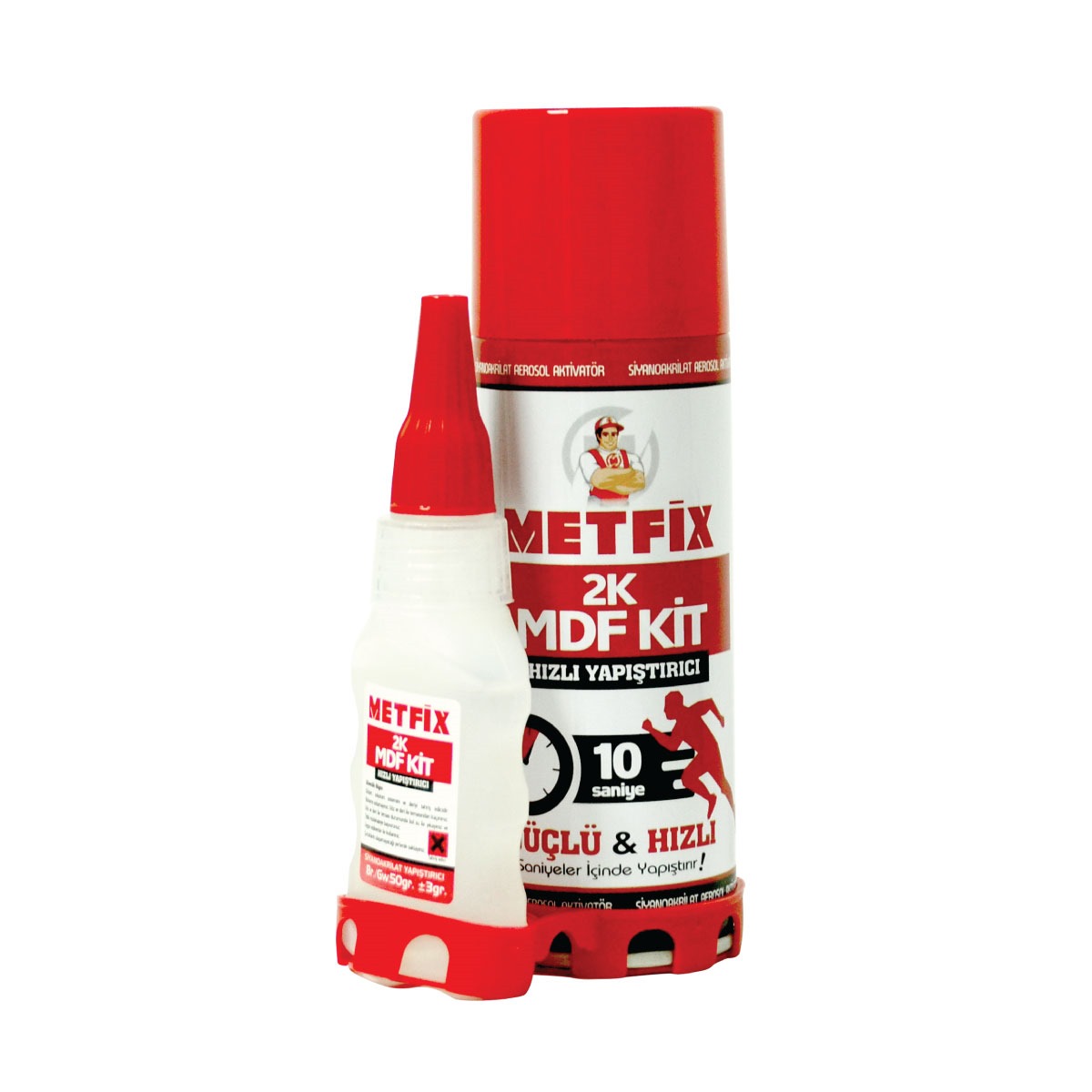 METFIX MFX9202 2K MDF KIT HIZLI YAPISTIRICI 200 ML + 50 GR