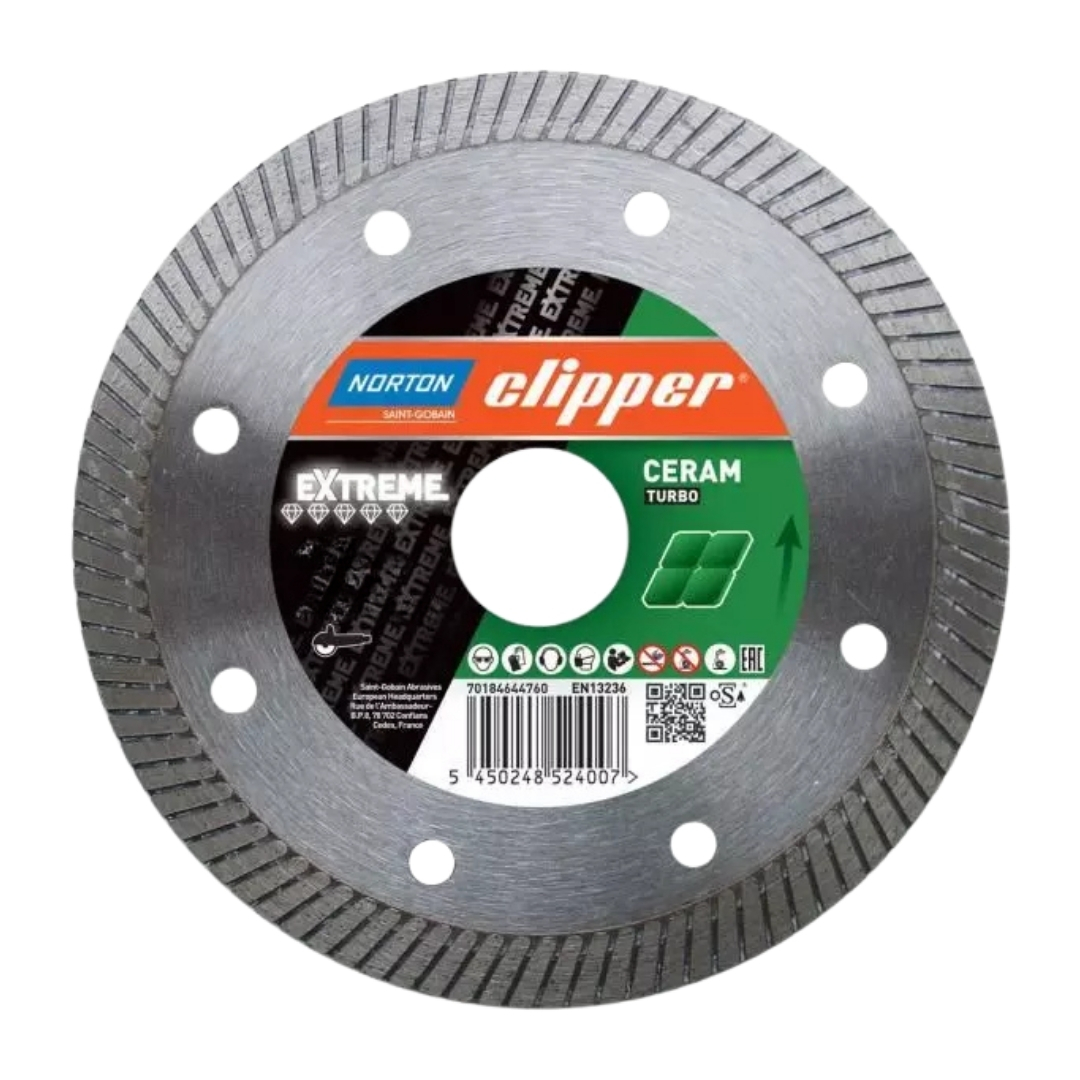NORTON CLIPPER EXTREME CERAMIC SERAMIK TURBO ELMAS TESTERE H10 115*22,23