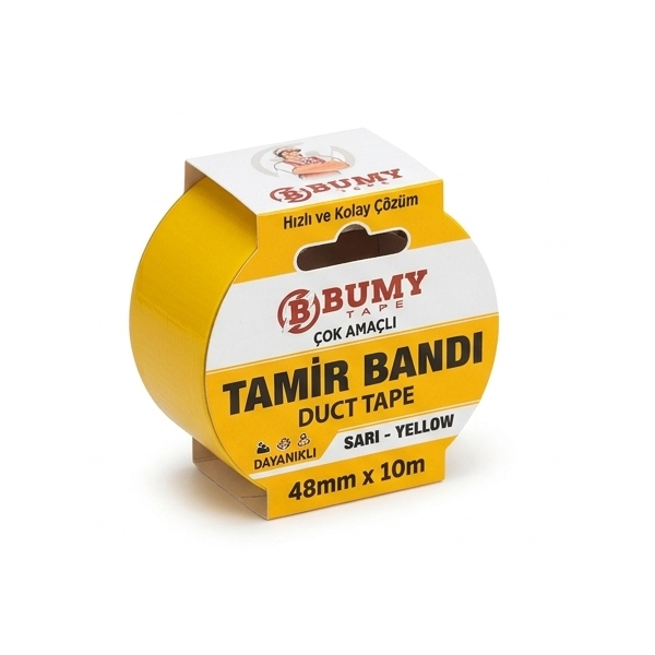 BUMY MFX9967 TAMIR BANDI 48 MM X 10 MT SARI