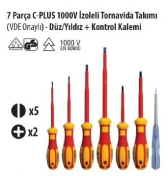 CETA FORM 7 PARÇA C-PLUS 1000V TORN.TK.-DÜZ/PZ+KON.KAL.