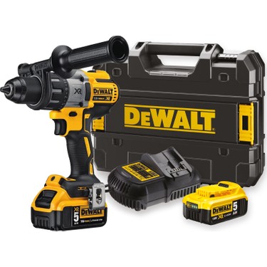 DEWALT DCD996P2 ÇIFT AKÜLÜ KÖMÜRSÜZ DARBELI MATKAP 18V 5.0Ah LI-ION