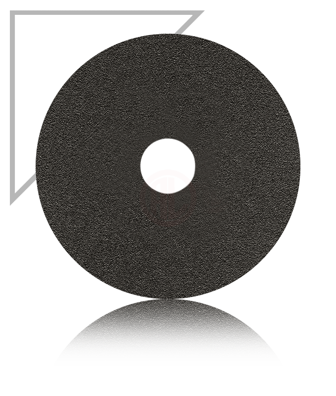 *KARBOSAN 115*24 DÜZ SC FIBER DISK ZIMPARA SIYAH