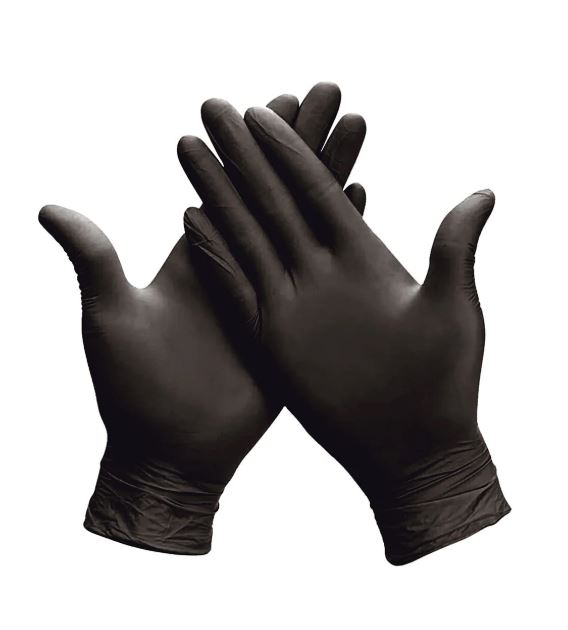 REINDEER NITRIL SIYAH ELDIVEN L (100 ADET)