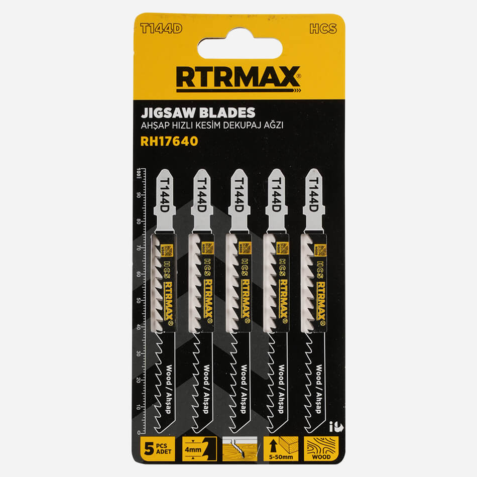 RTRMAX RH17640 T144D AHSAP HIZLI KESIM DEKUPAJ AGZI ( 5LI SET)