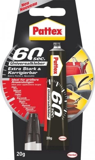 PATTEX 60 SECOND ÜNIVERSAL YAPISTIRICI 20 GR