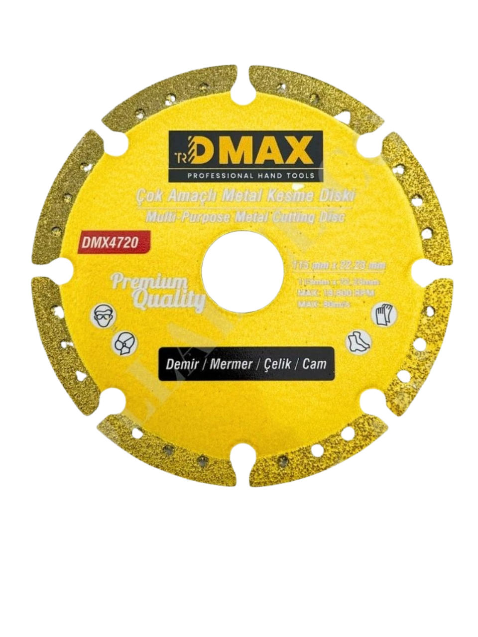 DMX4720 ÇOK AMAÇLI METAL KESME DISKI (DEMIR - MERMER - ÇELIK - CAM)