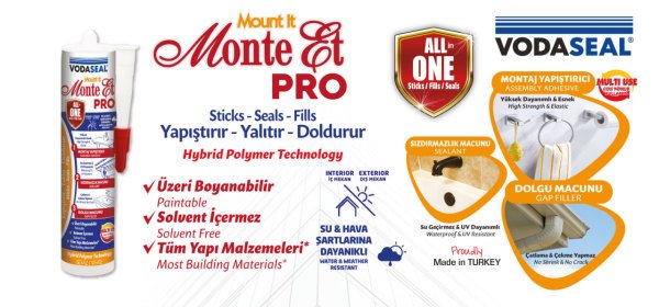 VODASEAL MONTE - ET KORNIS YAPISTIRICI - 260 ML - KARTUS