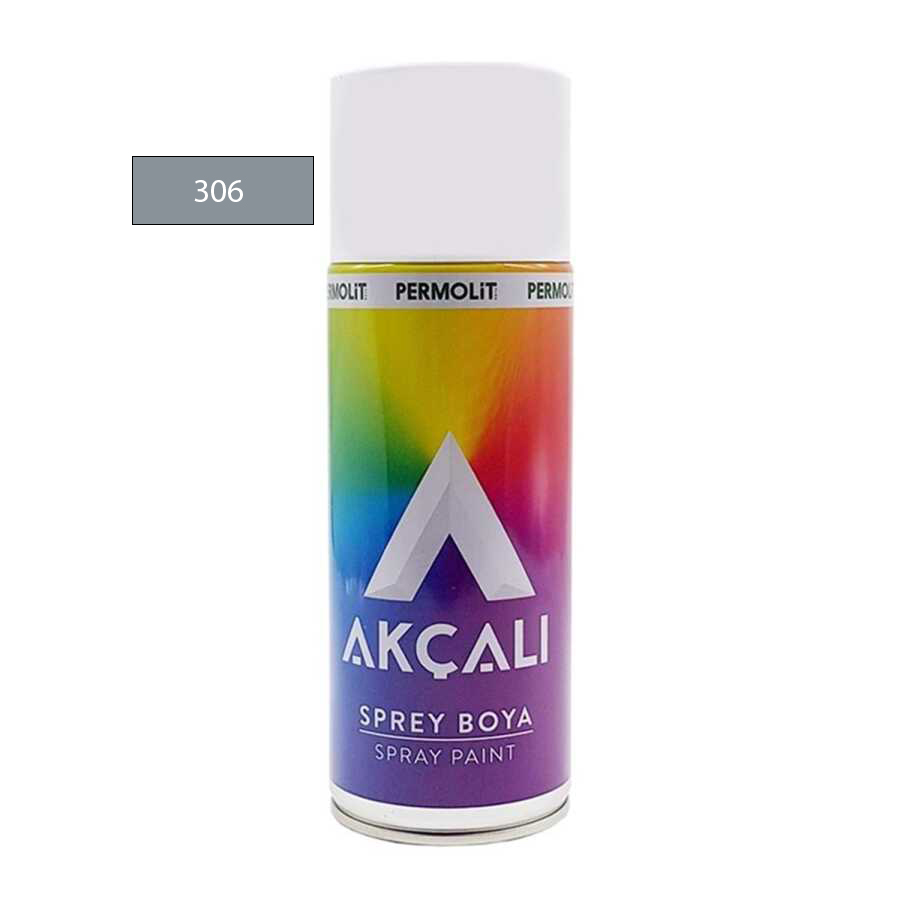 AKÇALI SPREY BOYA 306 GRI 400 ML