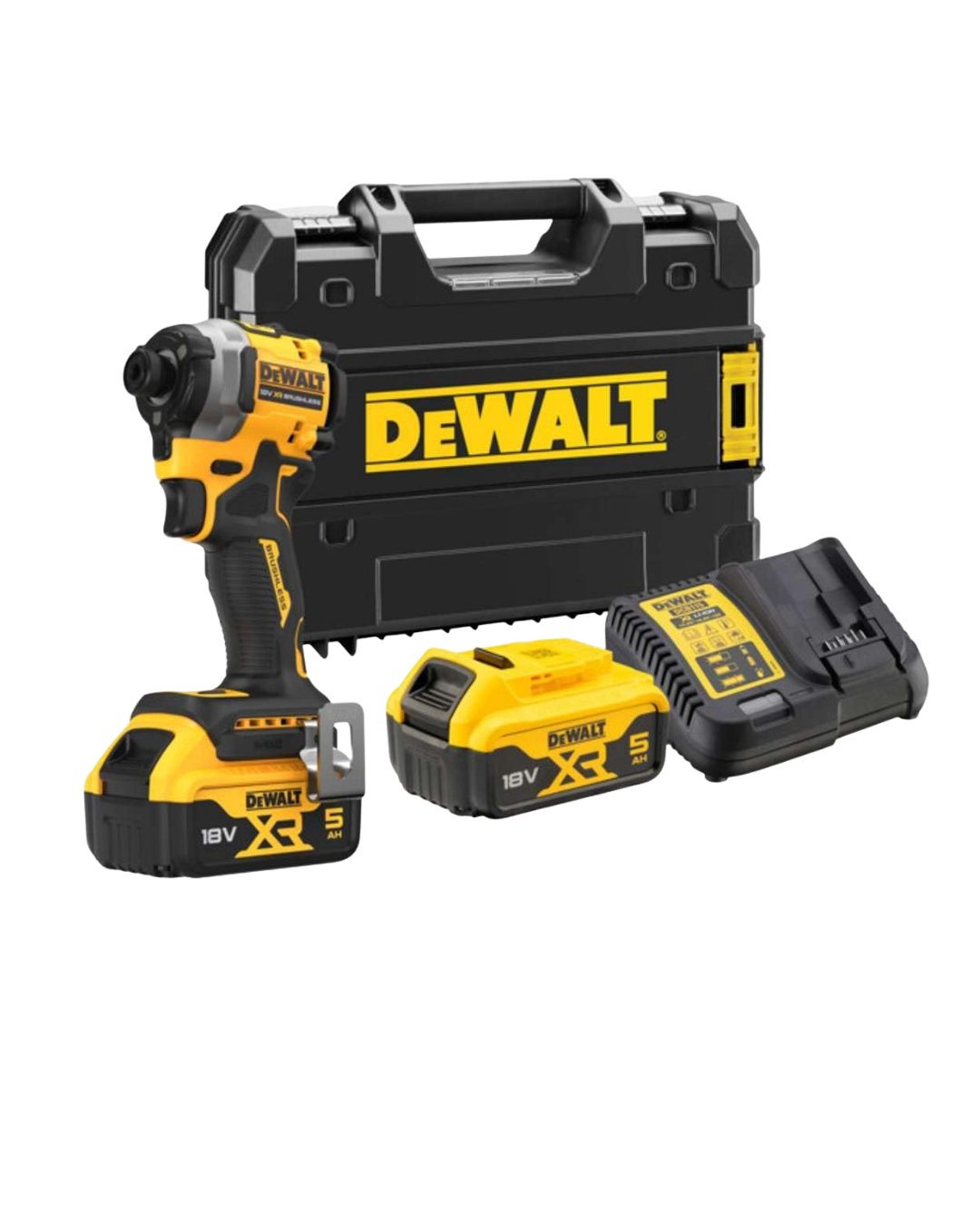 DEWALT DCF850P2T  LI-LON ÇIFT BATARYALI PROFESYONEL KÖMÜRSÜZ DARBELI TORNAVIDA 18V 5.0Ah