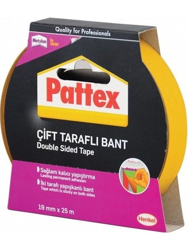 PATTEX ÇIFT TARAFLI BANT SEFFAF 19MM X 25M