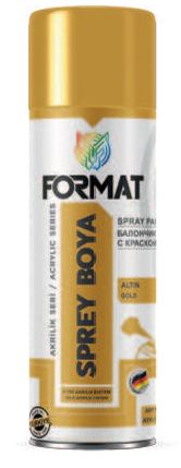 FORMAT ALTIN AKRILIK SPREY BOYA 400 ML