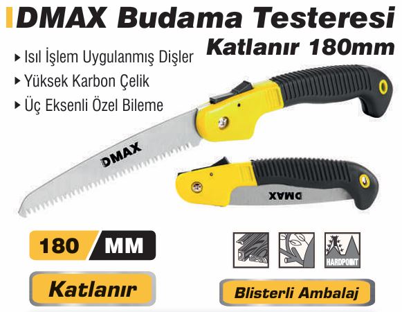 DMAX DMX4236 BUDAMA TESTERESI KATLANIR 180 MM