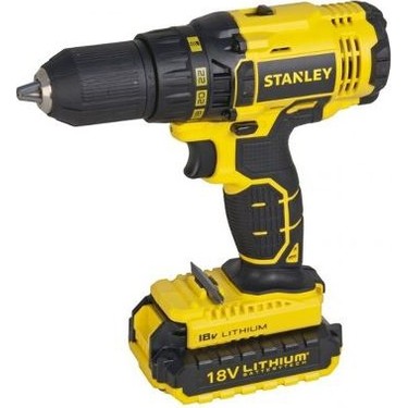 STANLEY SCD201D2K-TR AKÜLÜ MATKAP VIDALAMA 18V/2.0Ah Li-Ion ÇIFT AKÜLÜ