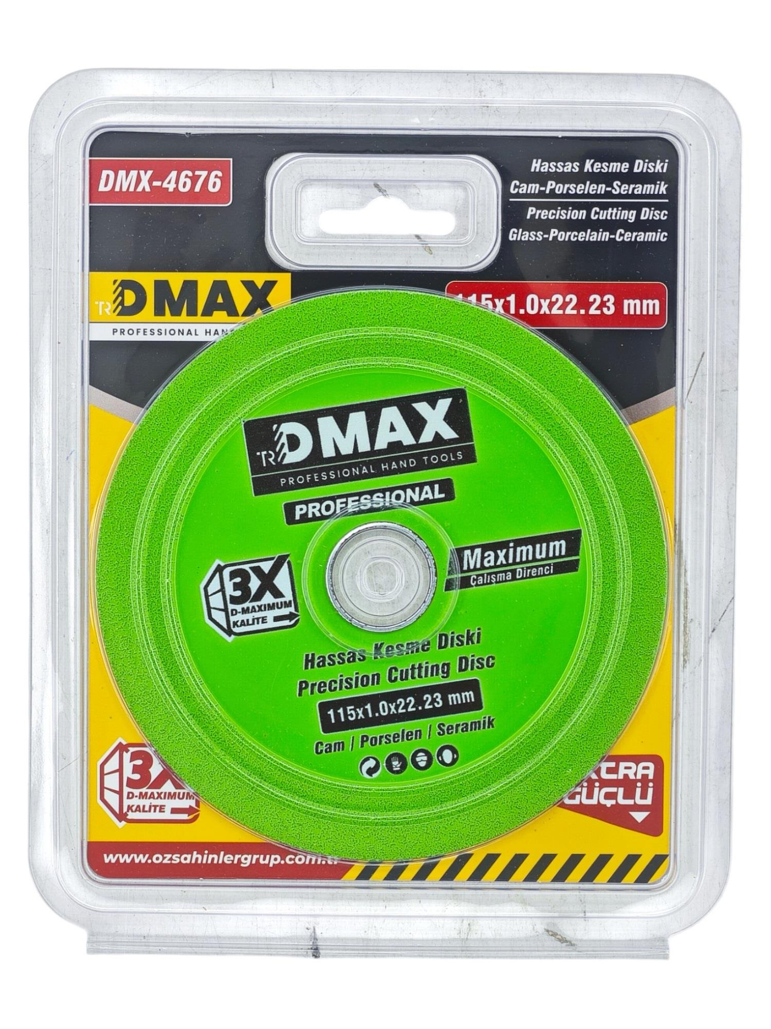 DMAX DMX4676 CAM - SERAMIK HASSAS KESME DISKI TESTERE 115 MM
