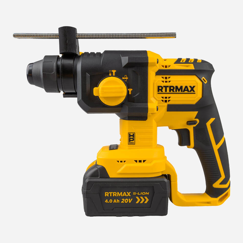 RTRMAX S-LION RTS5045HP HPOWER ÇIFT AKÜLÜ KIRICI-DELICI KÖMÜRSÜZ 20V 4AH 1.8J 26MM