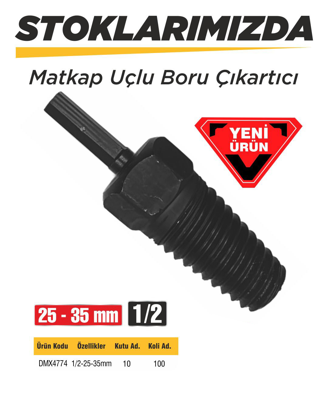 DMAX DMX4774 BORU ÇIKARICI 1/2 22-35 MM