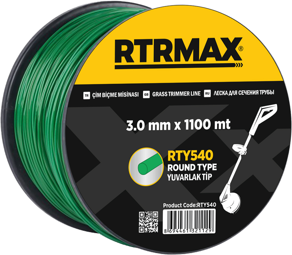 RTRMAX RTY540 TIRPAN MISINASI YESIL YUVARLAK 3.0MM*1100M