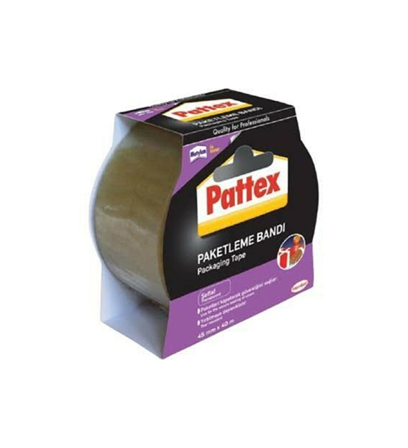 PATTEX PAKETLEME BANDI SEFFAF 45MM X 40M