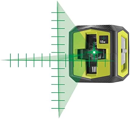 RYOBI RBCLLG2 YESIL ÇARPAZ LAZER METRE 15 METRE