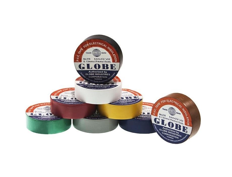 GLOBE ELEKTRIK IZOLASYON BANDI 19MM X 10YRD KARISIK