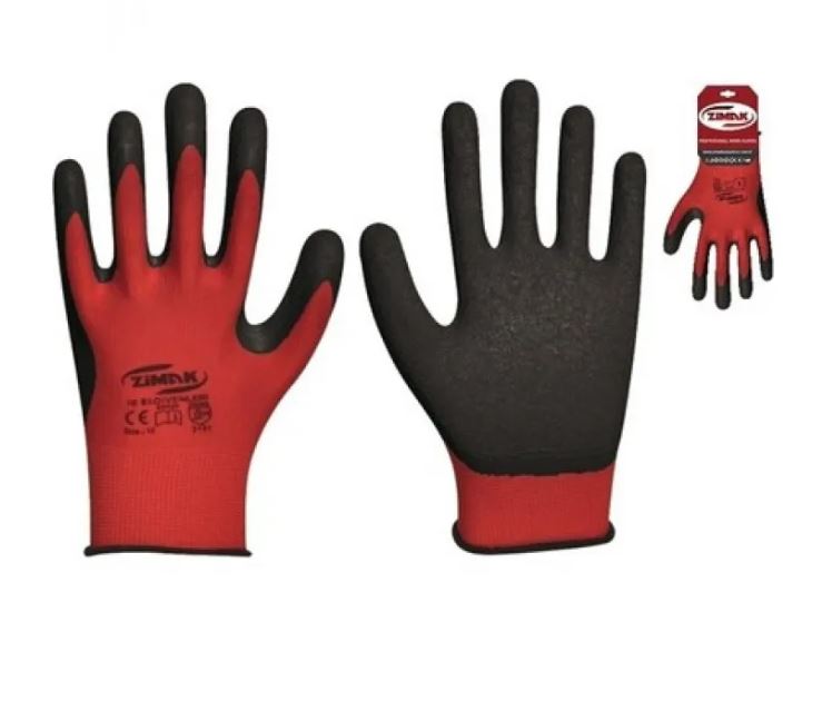 ZIMAK CAMCI ELDIVENI KIRMIZI-SIYAH NO:10