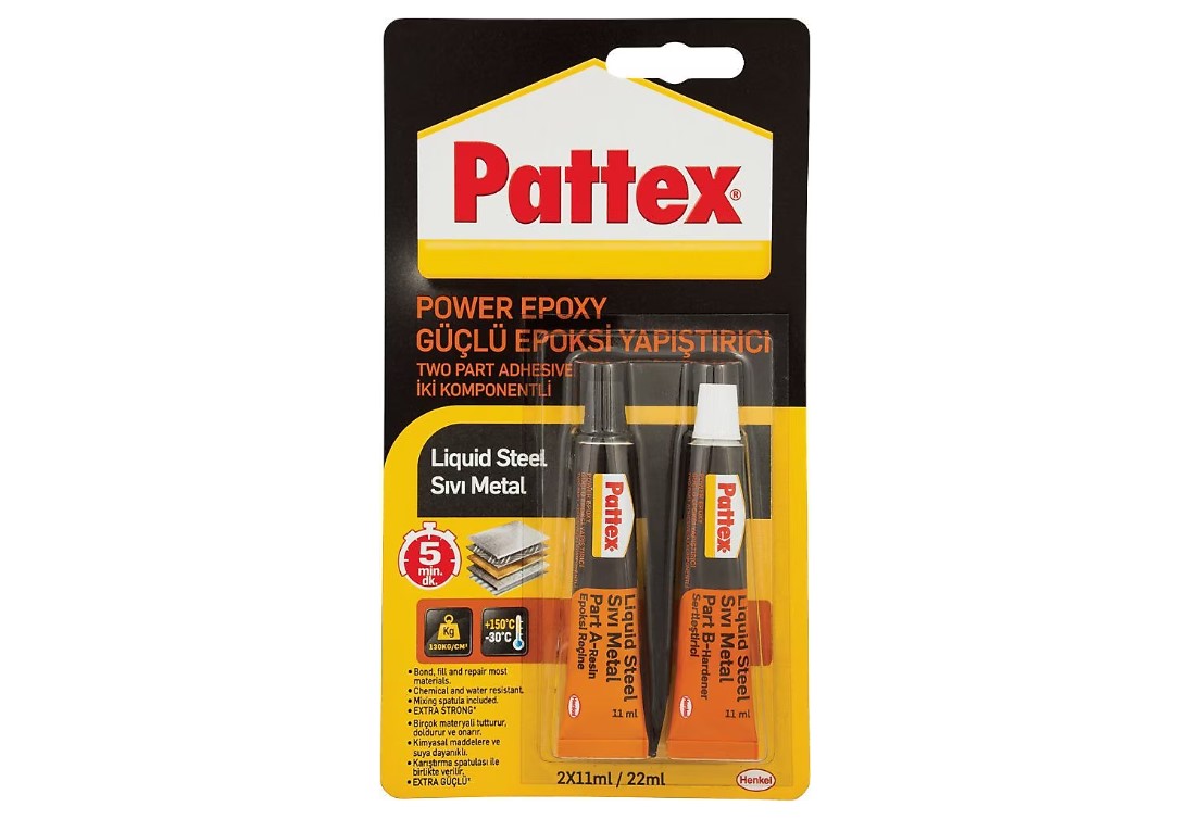 PATTEX SIVI METAL EPOKSI YAPISTIRICI 2 X 11 ML