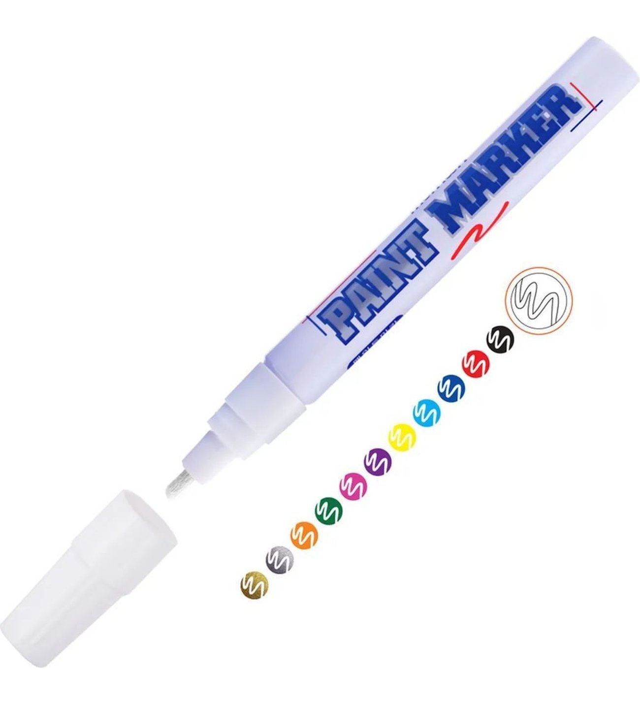MUNHWA MARKER BOYA KALEM BEYAZ (KORE MALI)