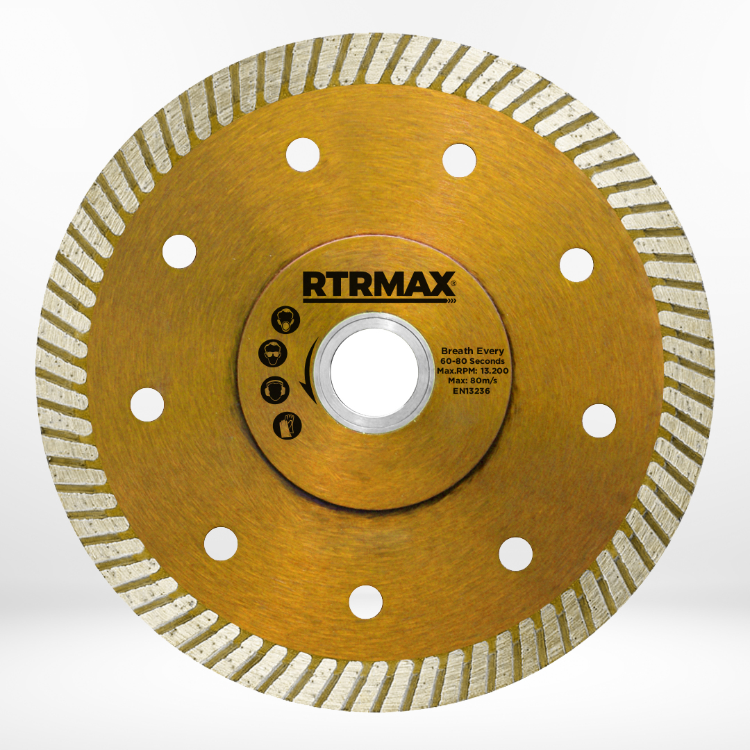 RTRMAX REH180 ÇAPAKSIZ TURBO ELMAS TESTERE 180 MM