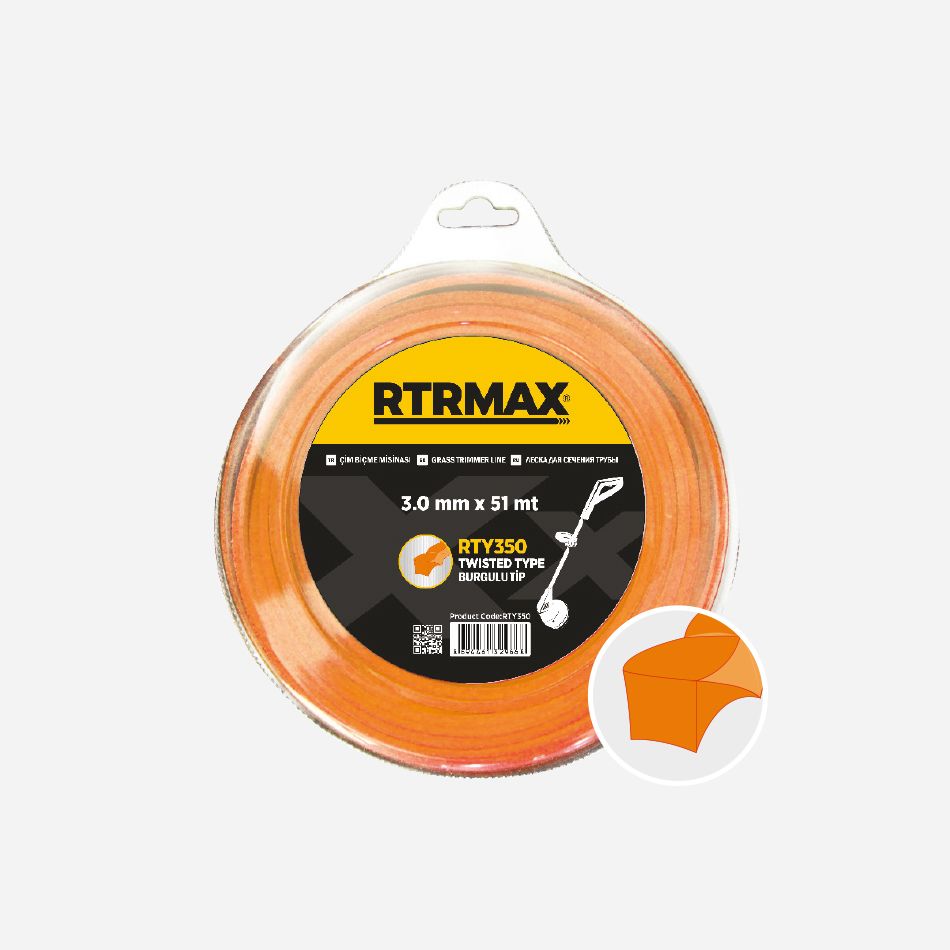 RTRMAX RTY355 TIRPAN MISINASI TURUNCU BURGULU 3,5MM*41M