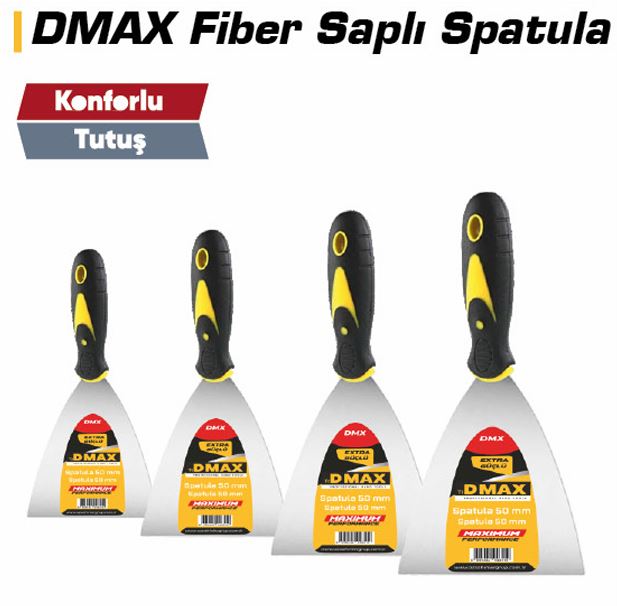 DMAX DMX4722 FIBER SAPLI SPATULA 125 CM