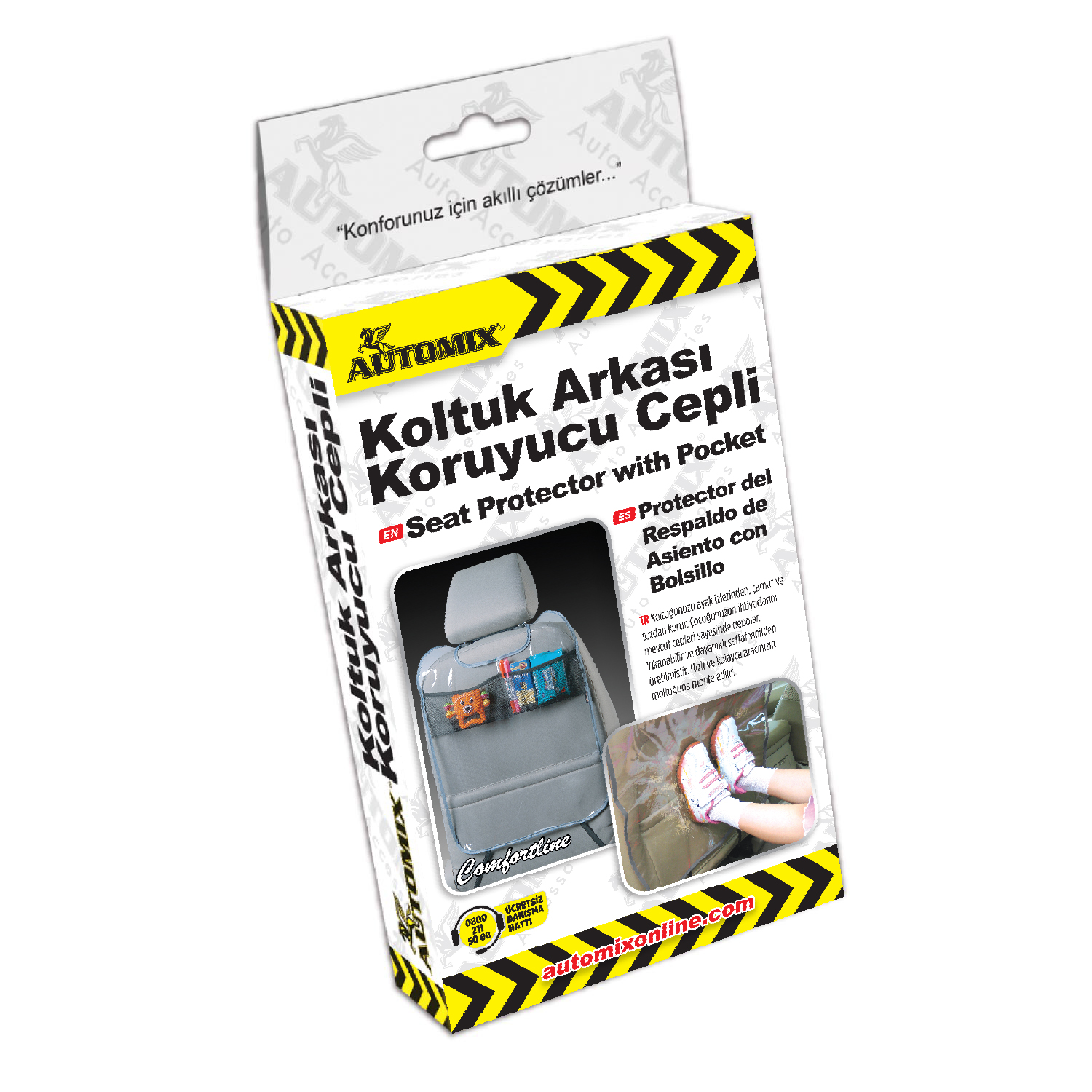 AUTOMIX CEPLI KOLTUK ARKASI KORUYUCU