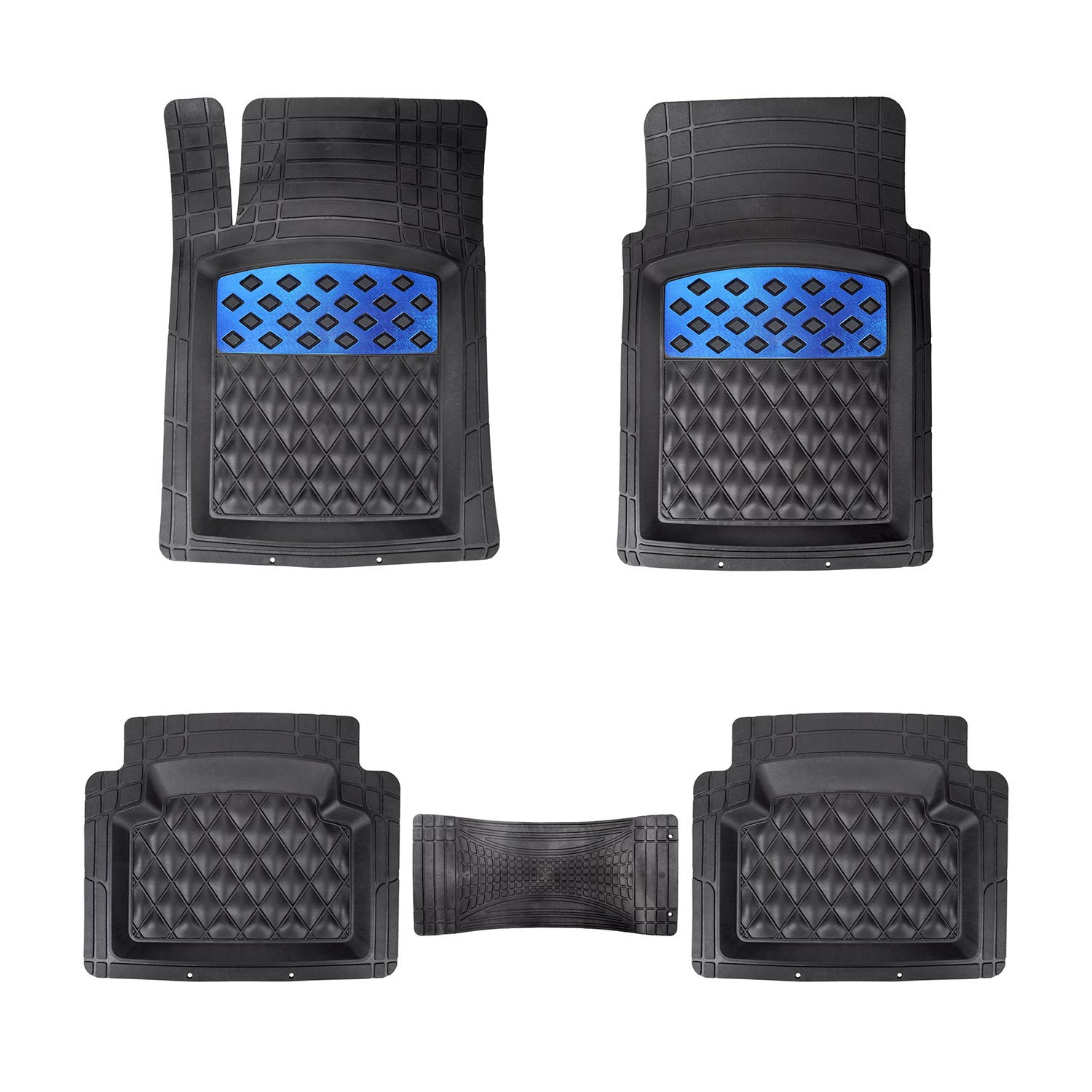 AUTOMIX METAL TOPUKLU PASPAS CHROME MAVI