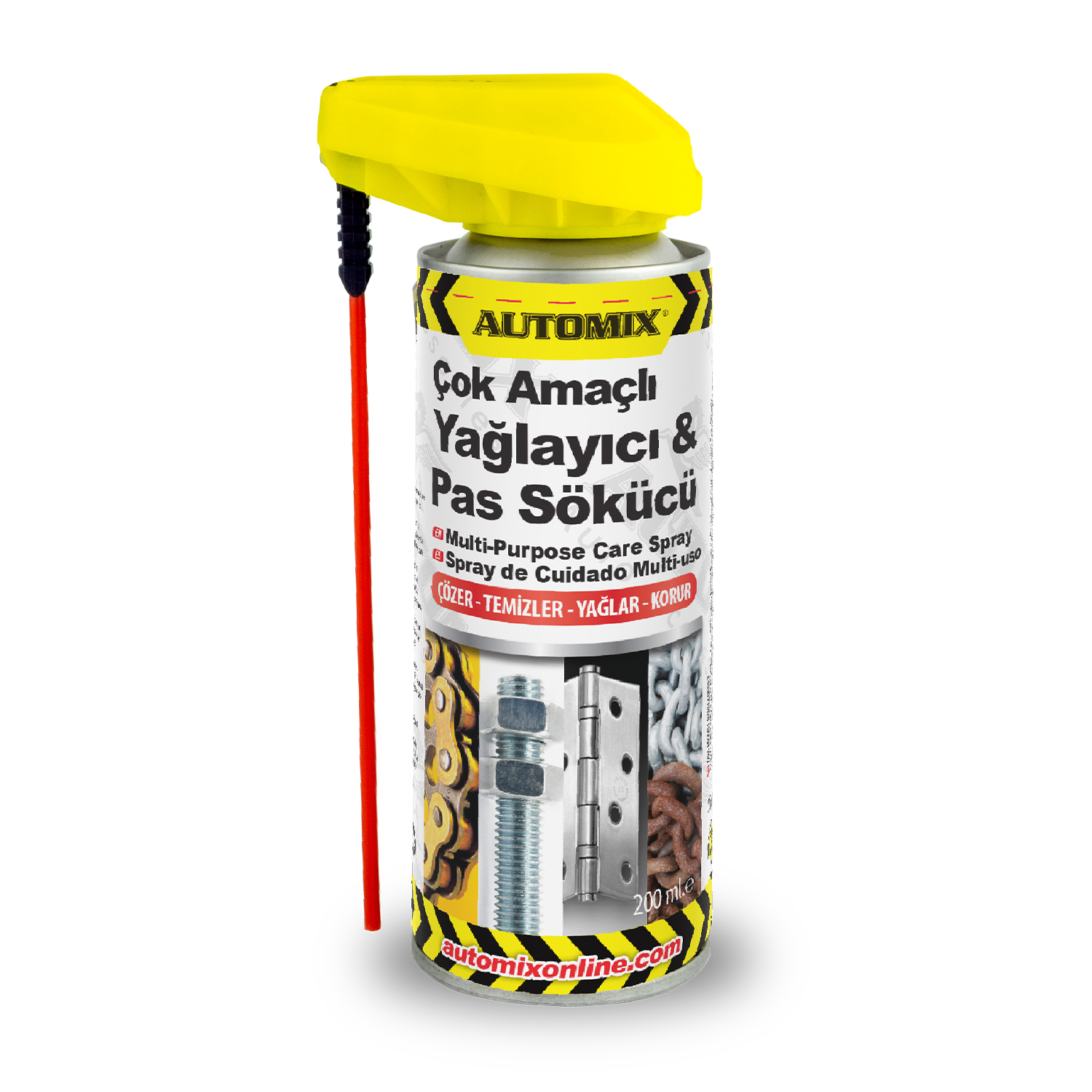 AUTOMIX  ÇOK AMAÇLI YAGLAYICI & PAS SÖKÜCÜ 200 ML