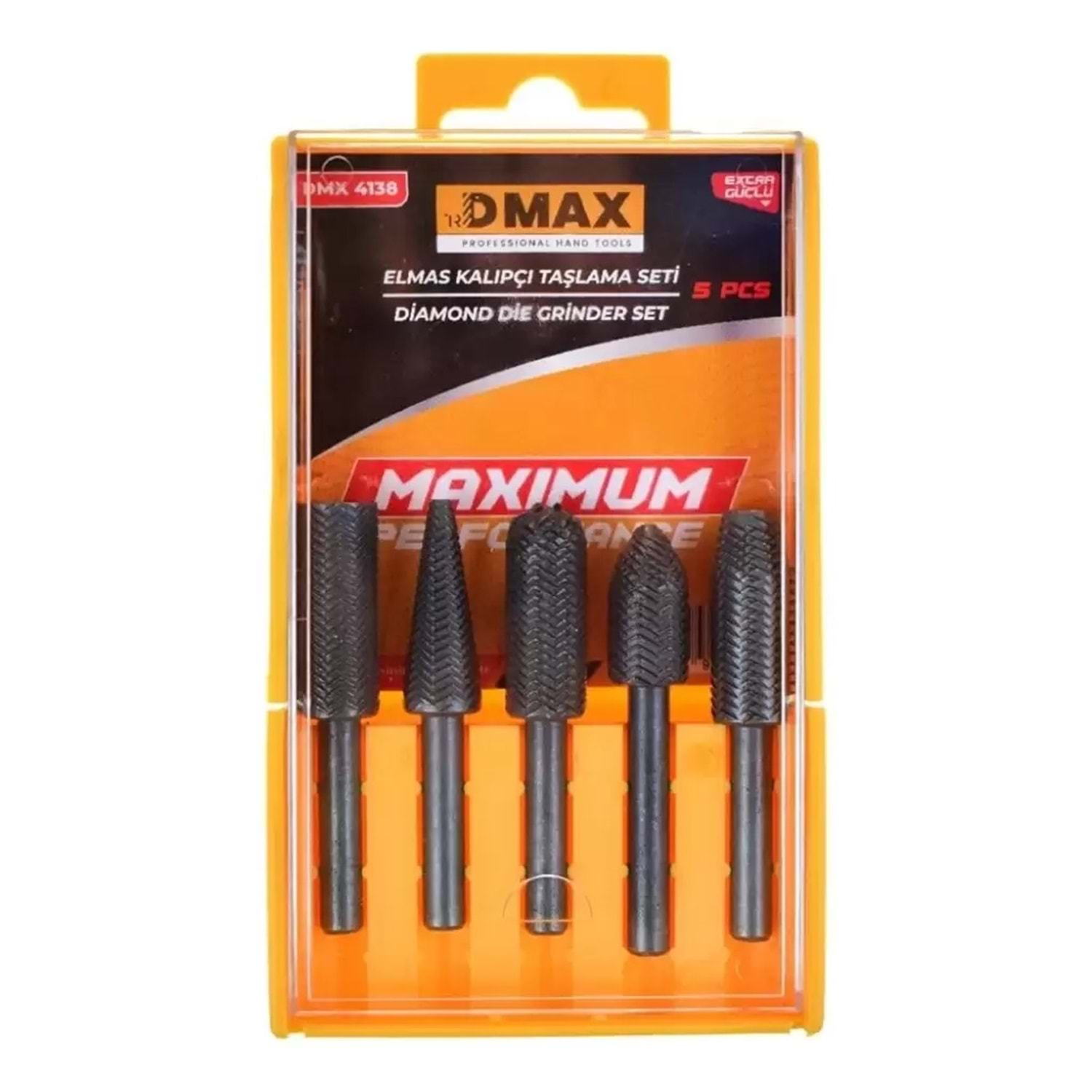 DMAX DMX4138 ELMAS METAL KALIPÇI TASLAMA SETI 5 PARÇA