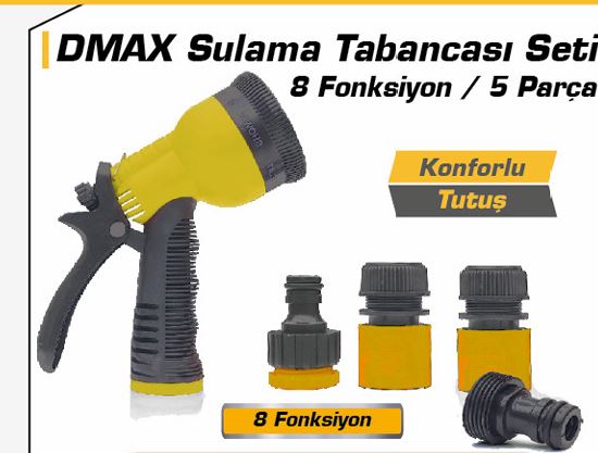 DMX4270 SULAMA TABANCASI 8 FONKSIYONLU 5 PARÇA