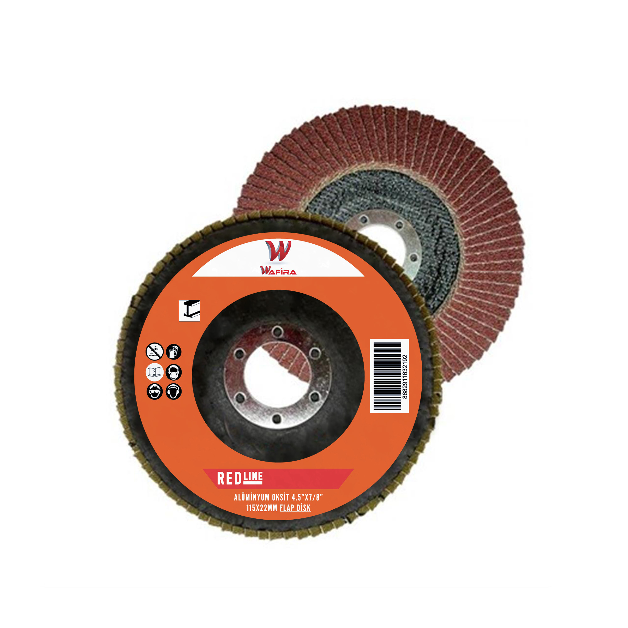 WAFIRA FLAP DISK ZIMPARA 115*22*80 KUM