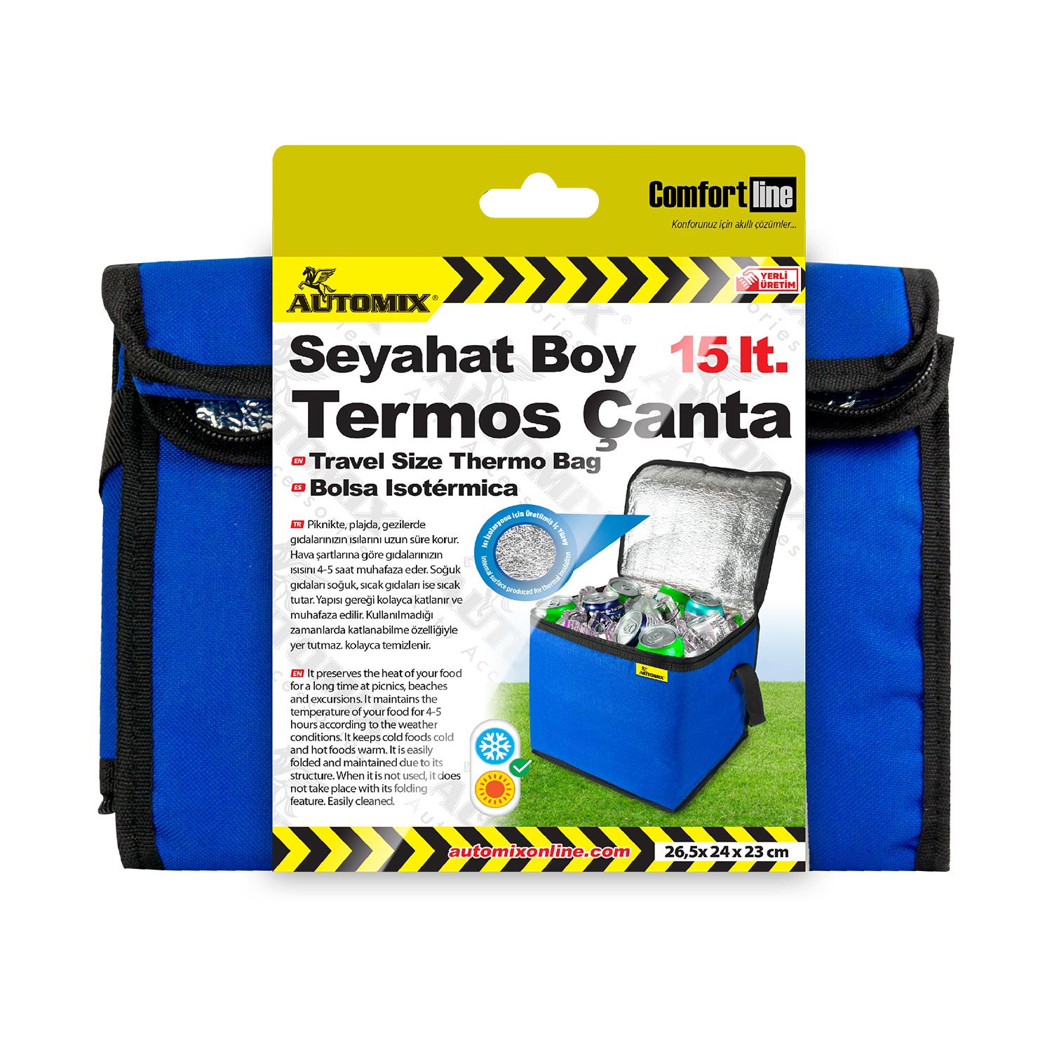 AUTOMIX SEYAHAT BOY TERMOS ÇANTA 15 LT