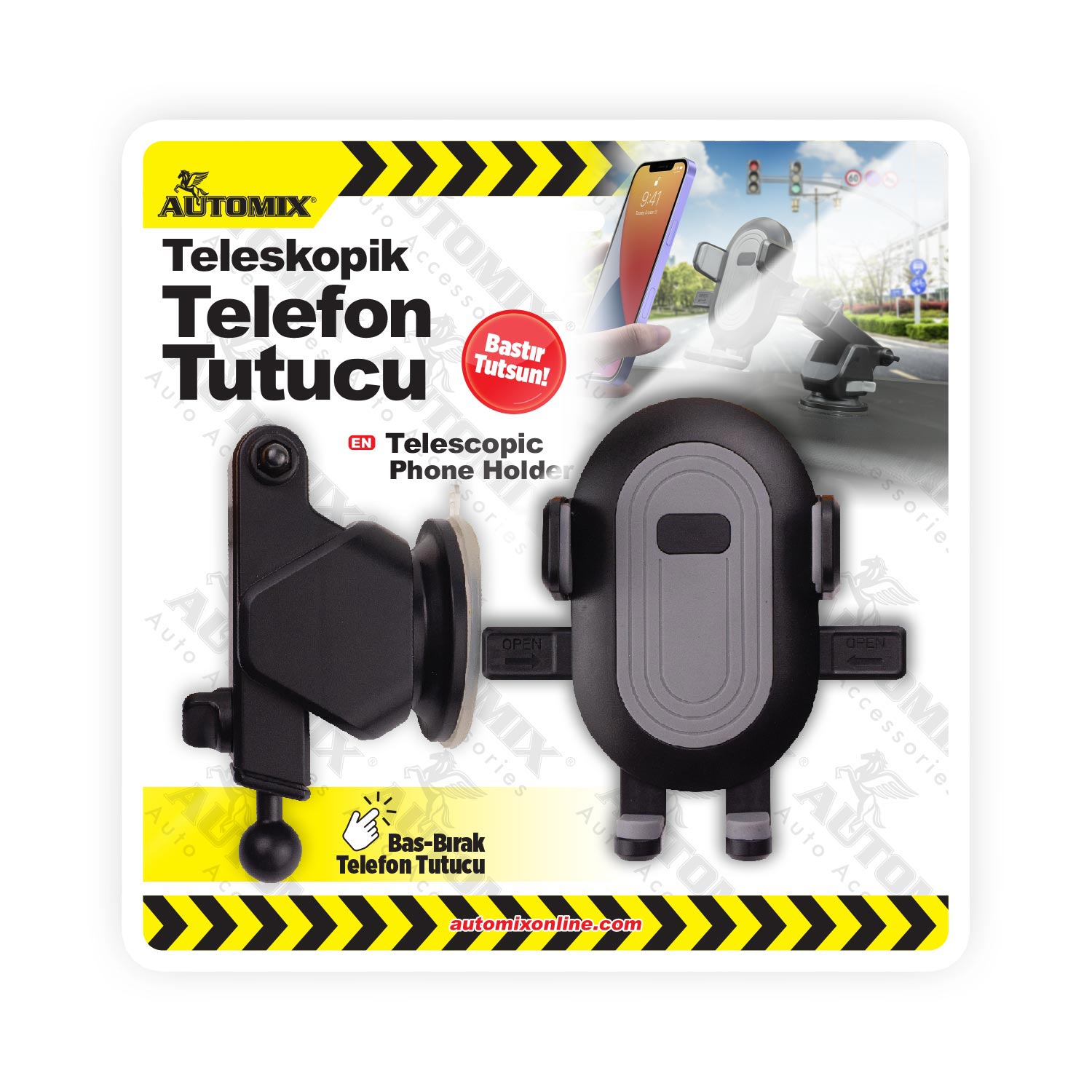 AUTOMIX TELESKOPIK TELEFON TUTUCU