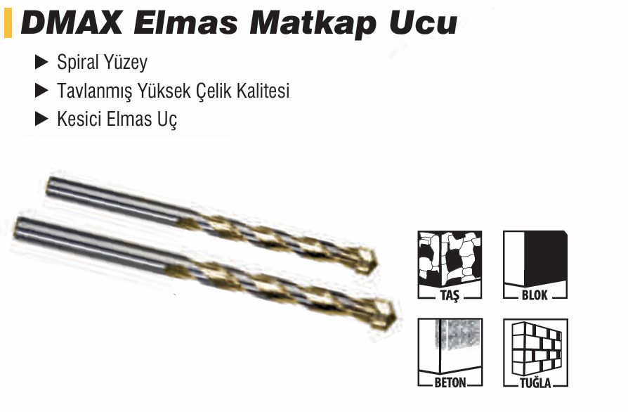 DMAX DMX4568 ELMAS MATKAP UCU 6*100 MM