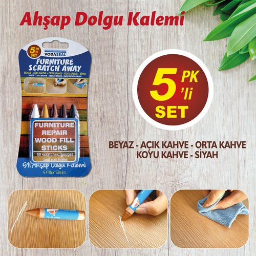 VODASEAL AHSAP DOLGU KALEMI 5 LI SET