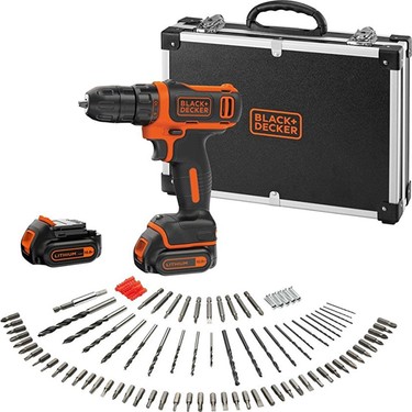 BLACK&DECKER BDCDD12BAFC MATKAP VE AKSESUAR SETI 100 PARÇA