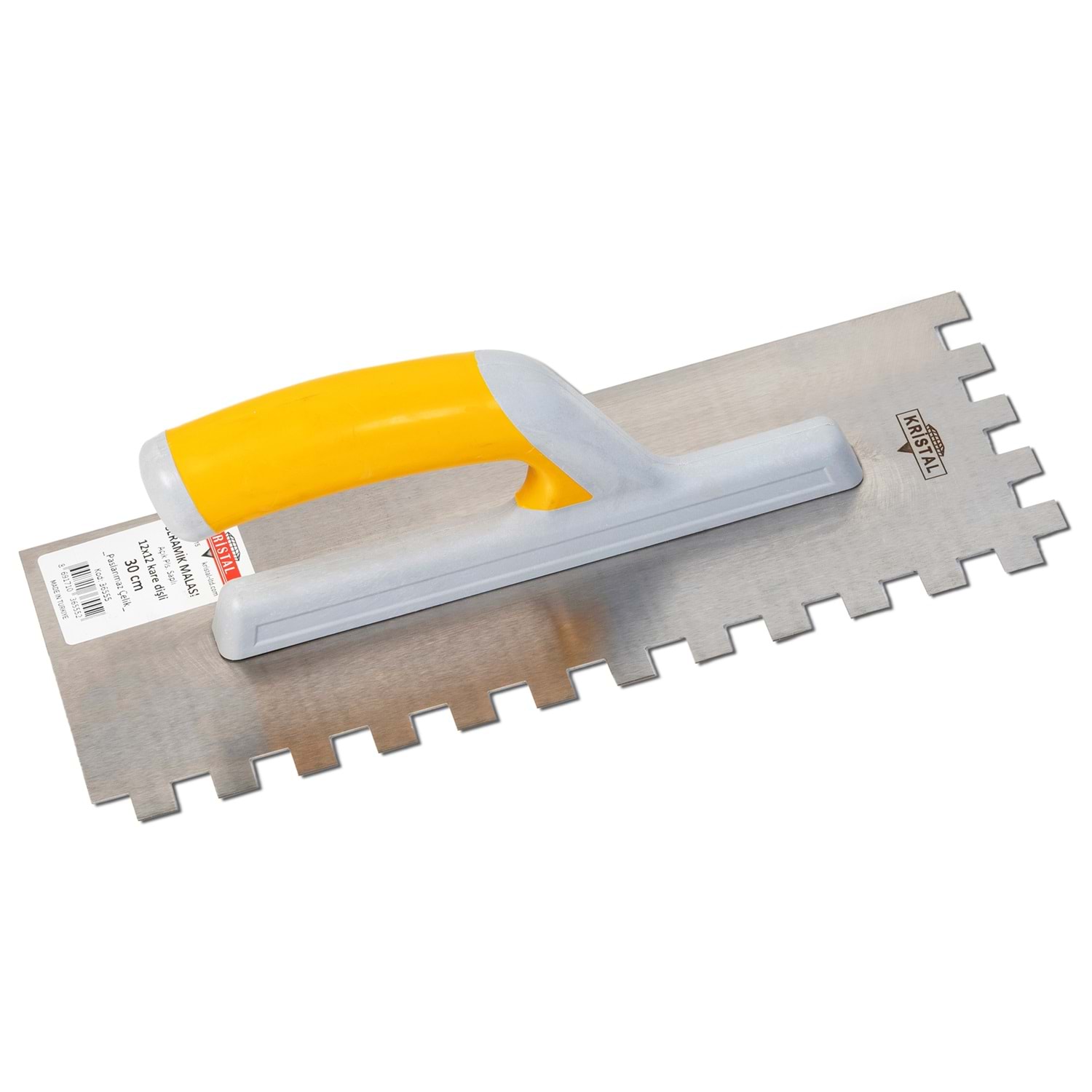 KRISTAL SERAMIK MALASI AÇIK PLASTIK SAPLI 12x12 35 CM