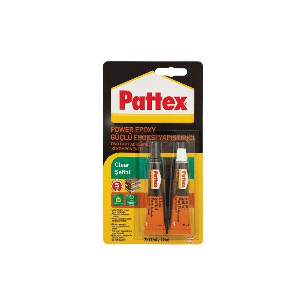 PATTEX SEFFAF EPOKSI YAPISTIRICI 2 X 11 ML