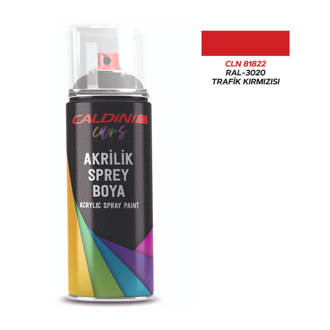 CALDINI AKRILIK RAL-3020 TRAFIK KIRMIZISI 400 ml.