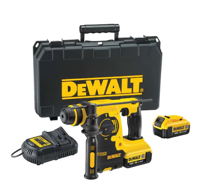 DEWALT DCH253M2-QW LI-ON AKÜ SARJLI SDS-PLUS KIRICI/DELICI PNÖMATIK MATKAP 18V 4Ah