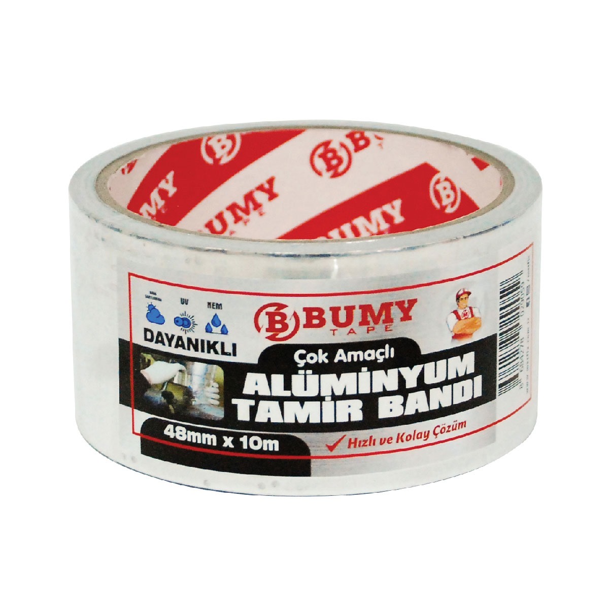 BUMY MFX9059 ALÜMINYUM TAMIR BANDI 48 MM X 10 MT