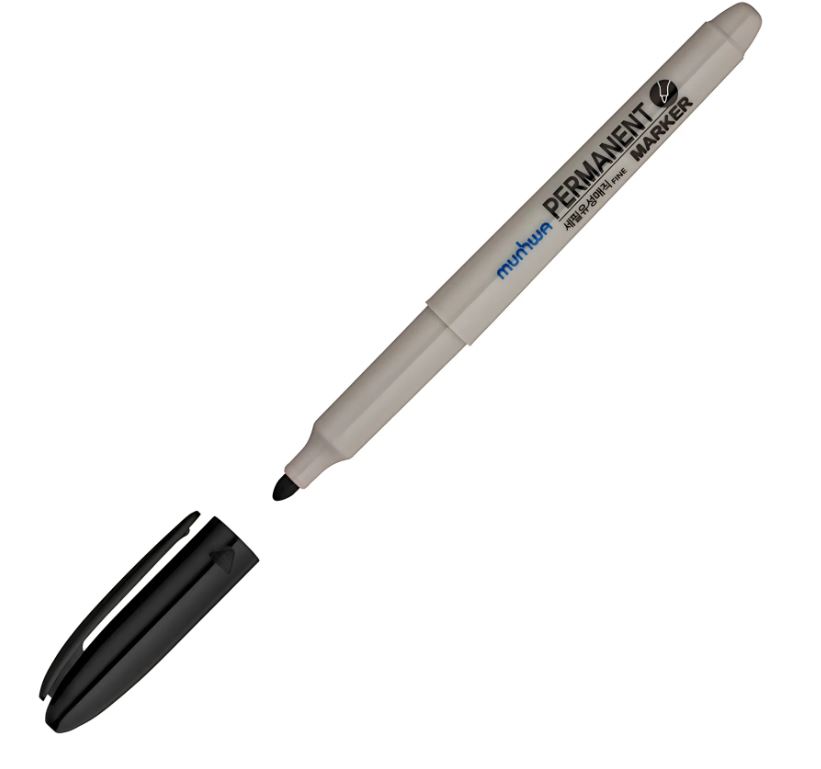 MUNHWA PERMANENT MARKER BOYA KALEM SIYAH (M)