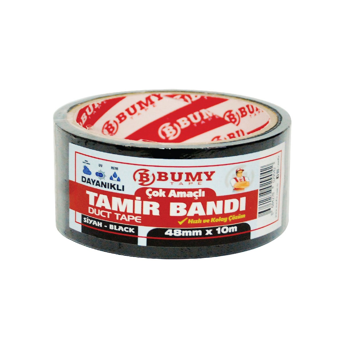 BUMY MFX9042 DUCK-TAPE TAMIR BANDI 48 MM X 10 MT SIYAH